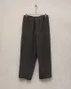 Elastic Pant - Raw Silk Noil, Charcoal sold by Evan Kinori Mens