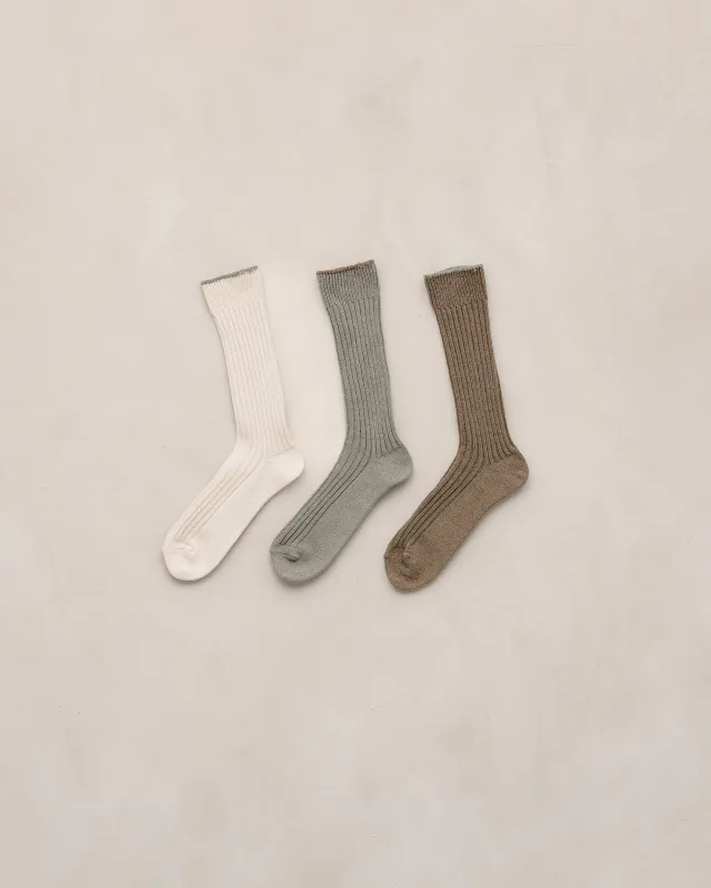Organic Cotton Socks, Fox Fibre sold by Evan Kinori Mens