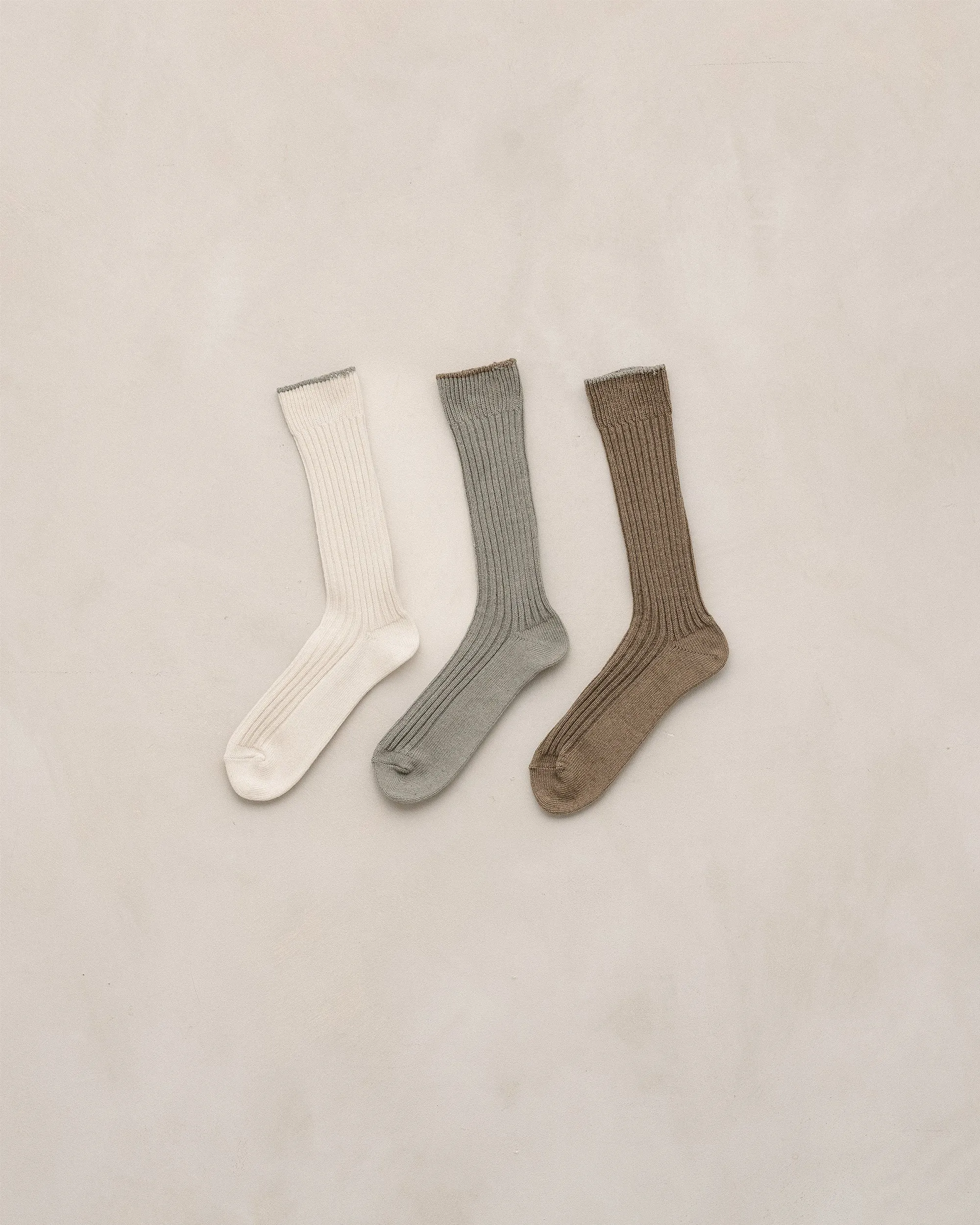 Organic Cotton Socks, Fox Fibre sold by Evan Kinori Mens