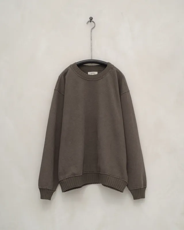Crewneck Sweatshirt - Taupe sold by Evan Kinori Mens