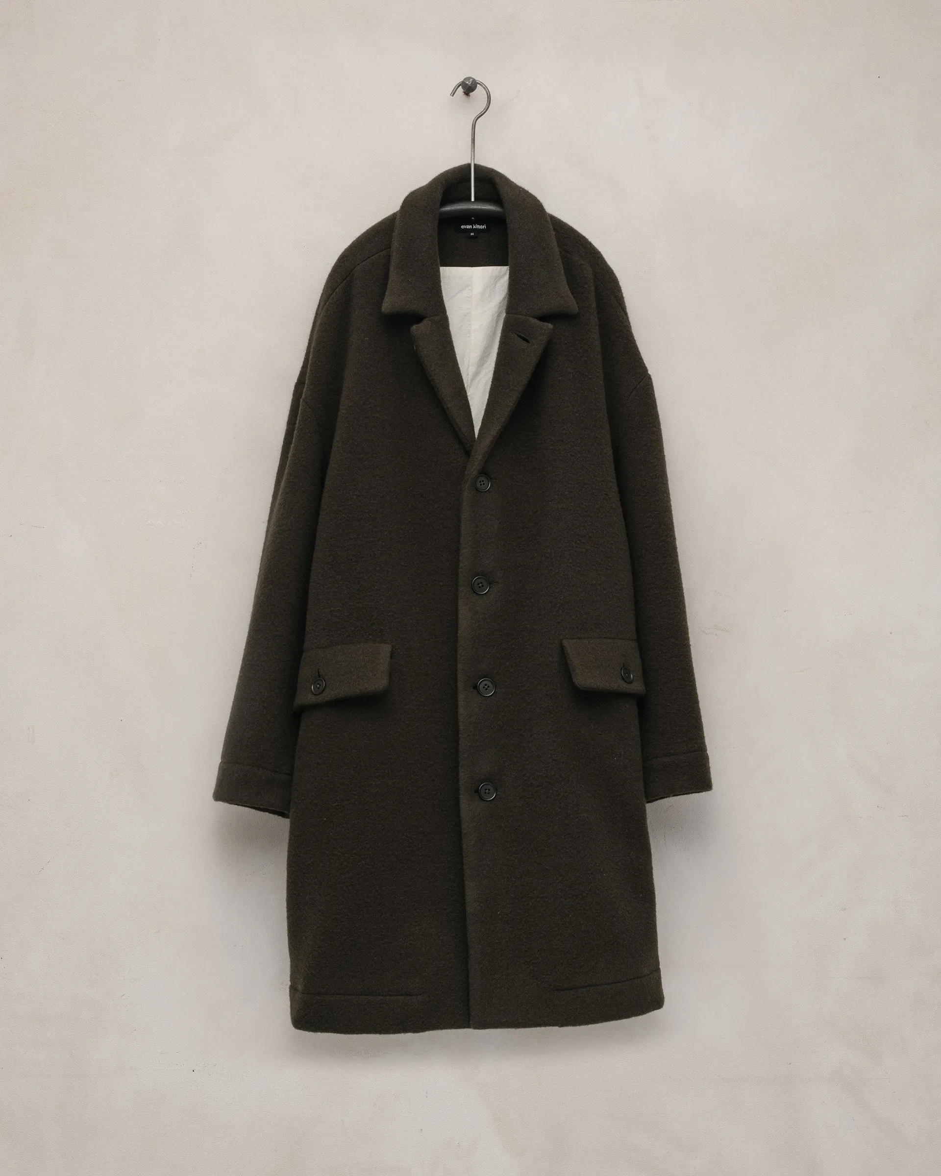 Big Coat - Blanket Cloth, Dark Olive sold by Evan Kinori