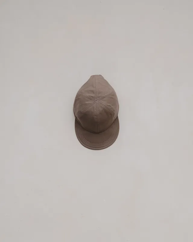 Six Panel Cap - Dry Waxed Cotton, Dark Khaki sold by Evan Kinori