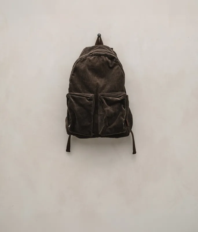 Backpack - Sumi Ink Corduroy made by Evan Kinori