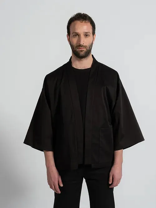 1ER MAI - Kimono in black sold by Odeyalo product image thumbnail 3