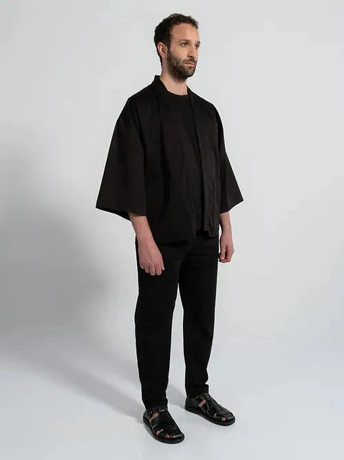 1ER MAI - Kimono in black sold by Odeyalo product image thumbnail 4