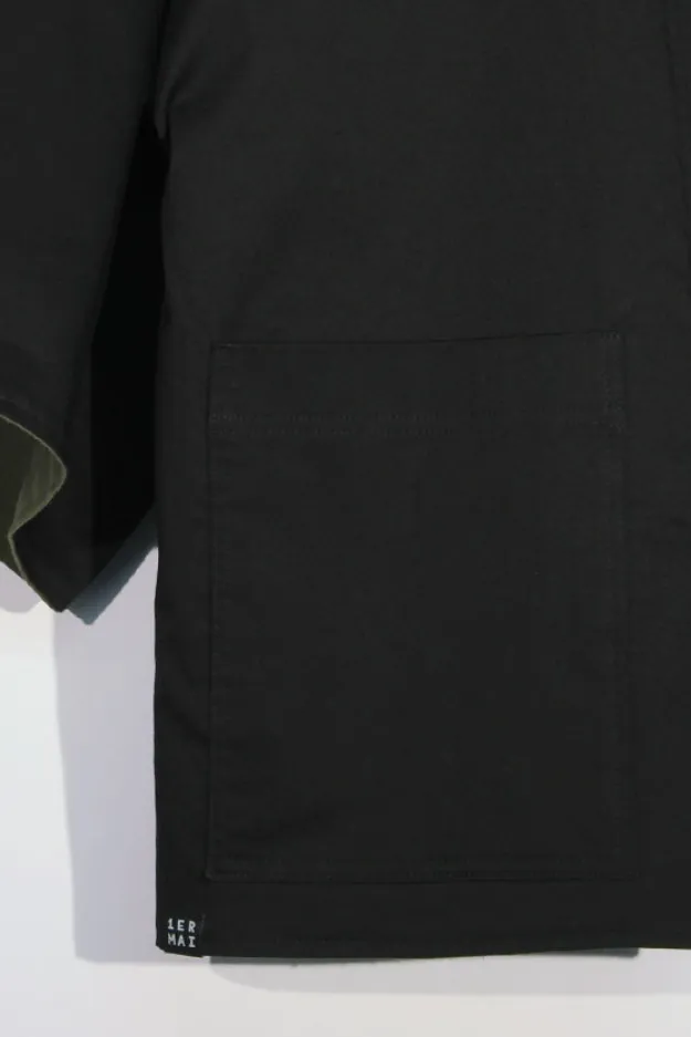 1ER MAI - Reversible kimono in olive green/black sold by Odeyalo product image thumbnail 5