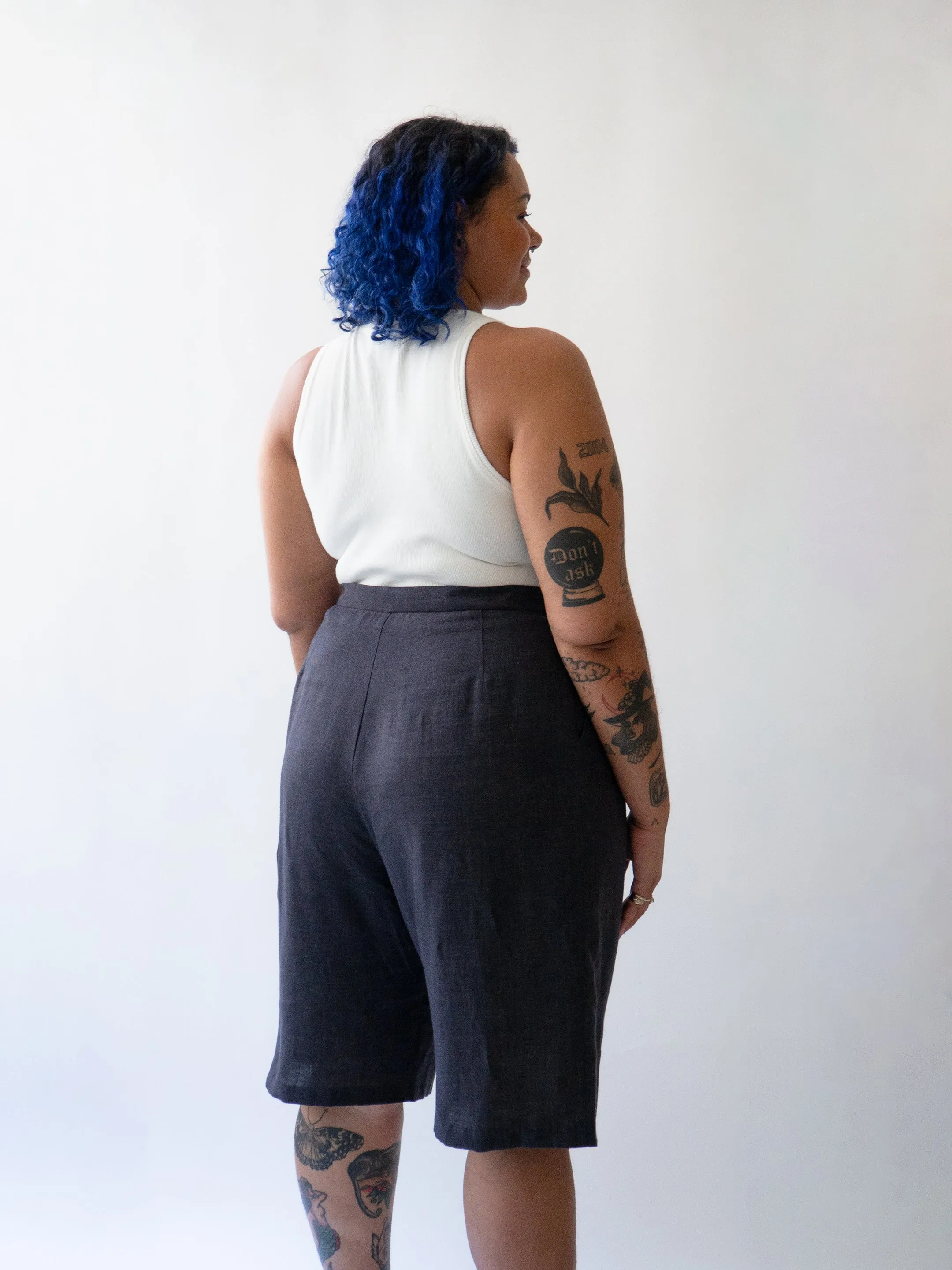 ALPHABET blue-grey bermuda sold by Odeyalo product image thumbnail 3