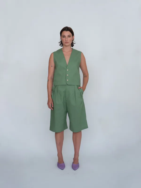 ALPHABET green bermuda sold by Odeyalo