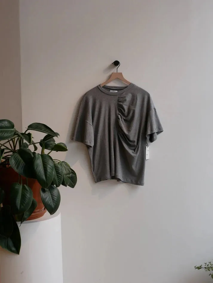 ANDREA.G - Astrid Oversized T-shirt grey heather sold by Odeyalo product image thumbnail 2
