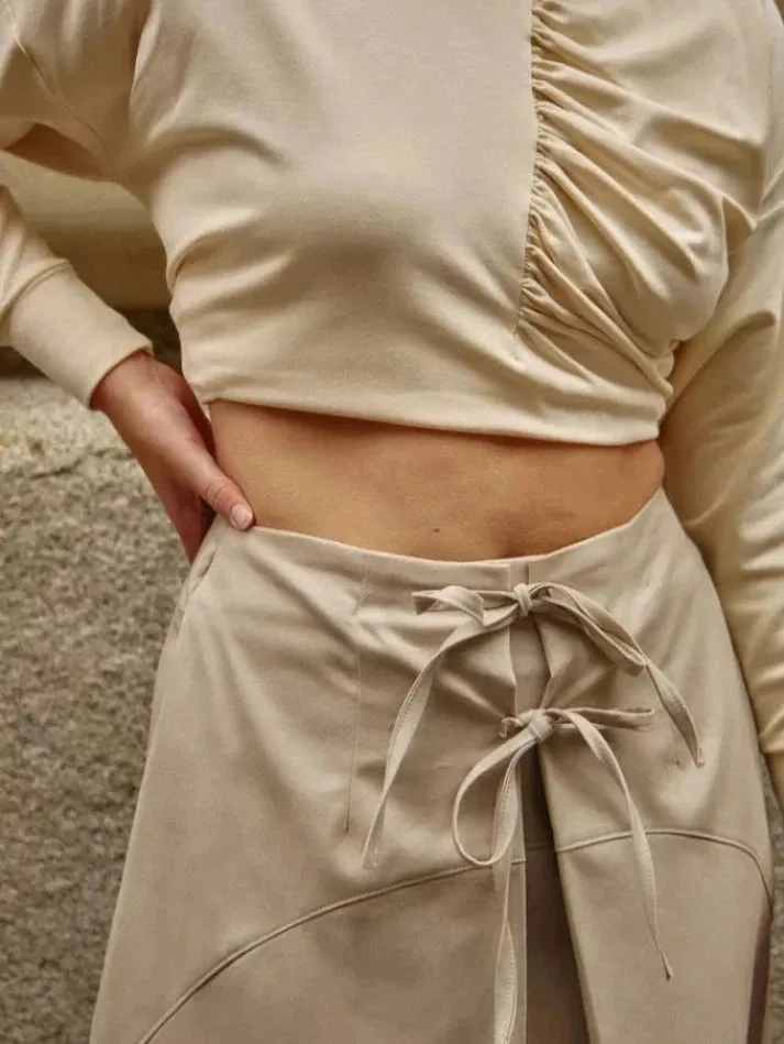 ANDREA.G - Florine Parachute Midi Skirt sold by Odeyalo product image thumbnail 2