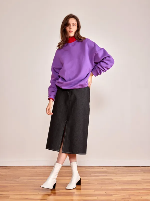ANEMONE purple crewneck sold by Odeyalo