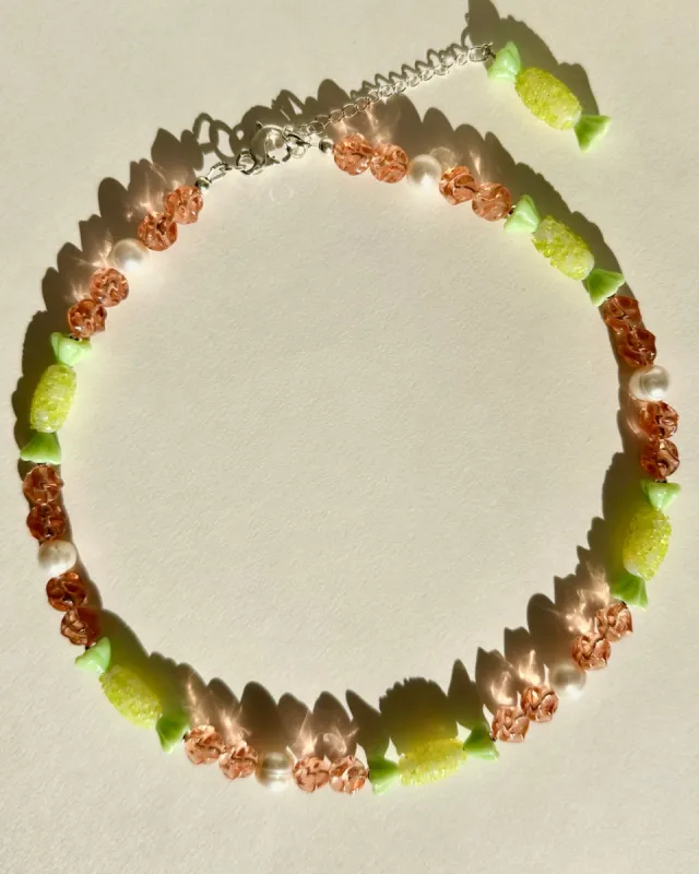BO BARRA - Strawberry lemonade necklace sold by Odeyalo