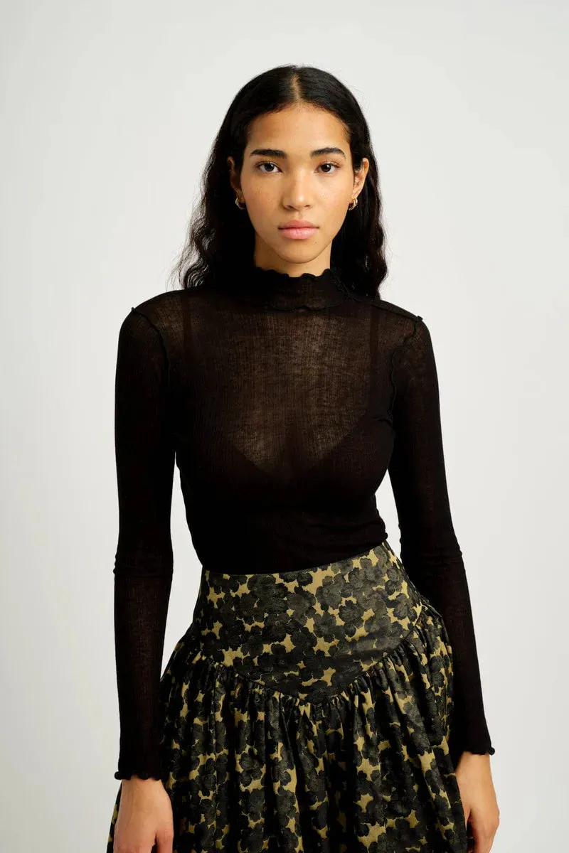 ELIZA FAULKNER - Jane turtleneck black sold by Odeyalo