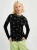 ELIZA FAULKNER - Longsleeve rib tee black sold by Odeyalo