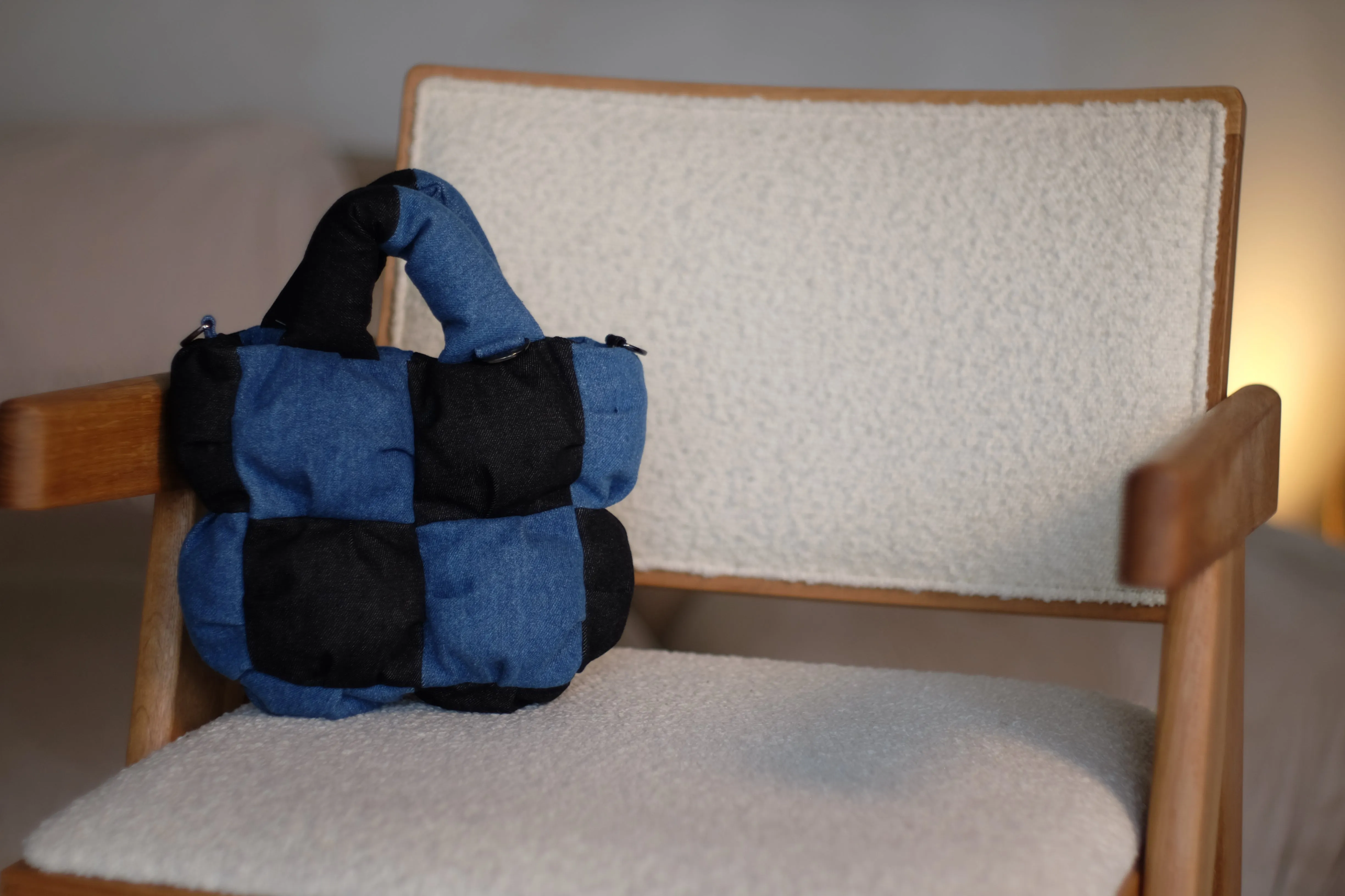 Everyday Bubbles small bag - dark denim sold by Odeyalo