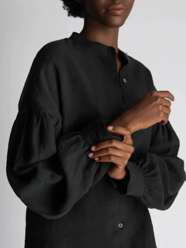 LÉPIDOPTÈRE - Daria Blouse Black sold by Odeyalo