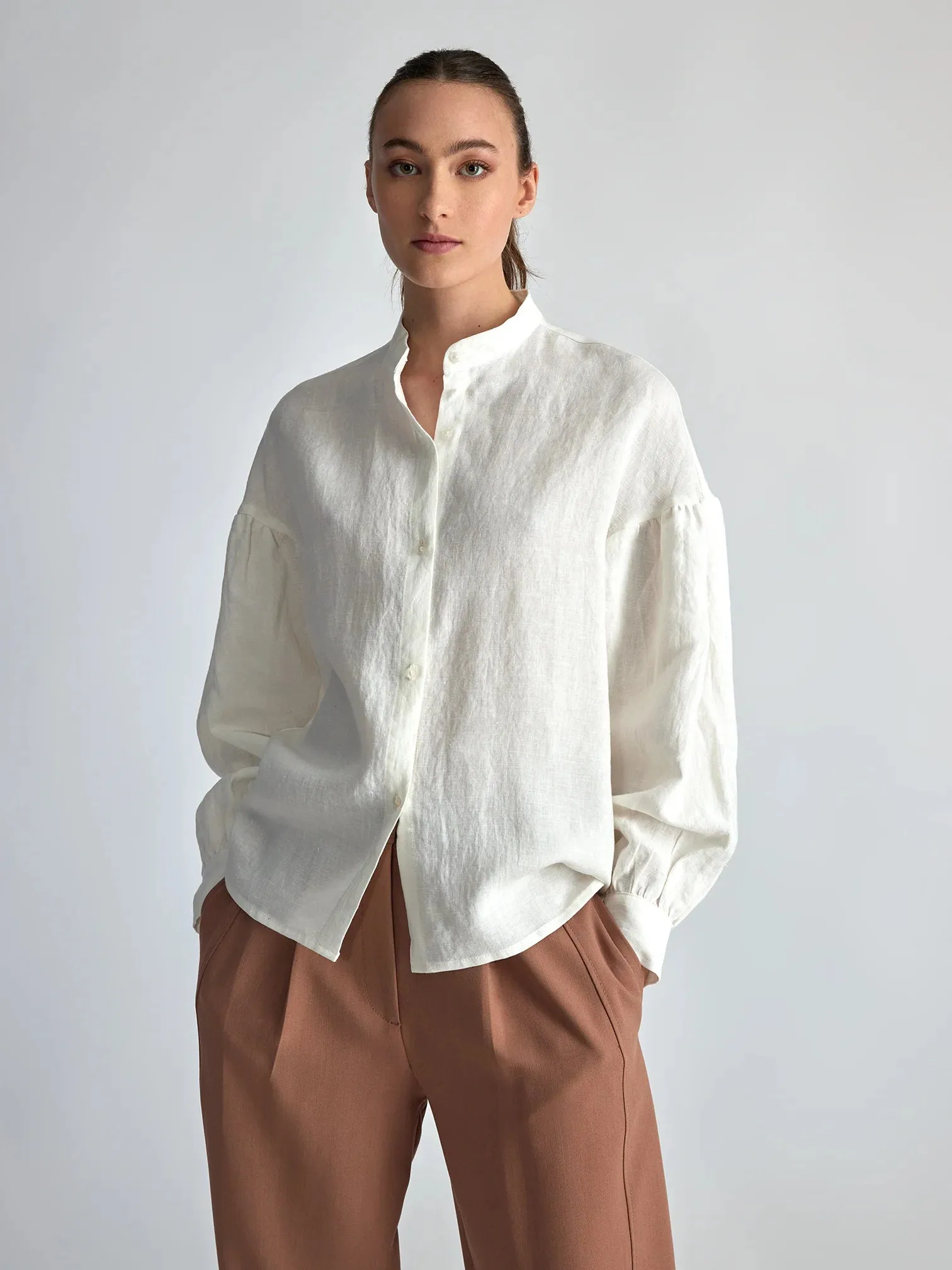 LÉPIDOPTÈRE - Daria Blouse White sold by Odeyalo product image thumbnail 2