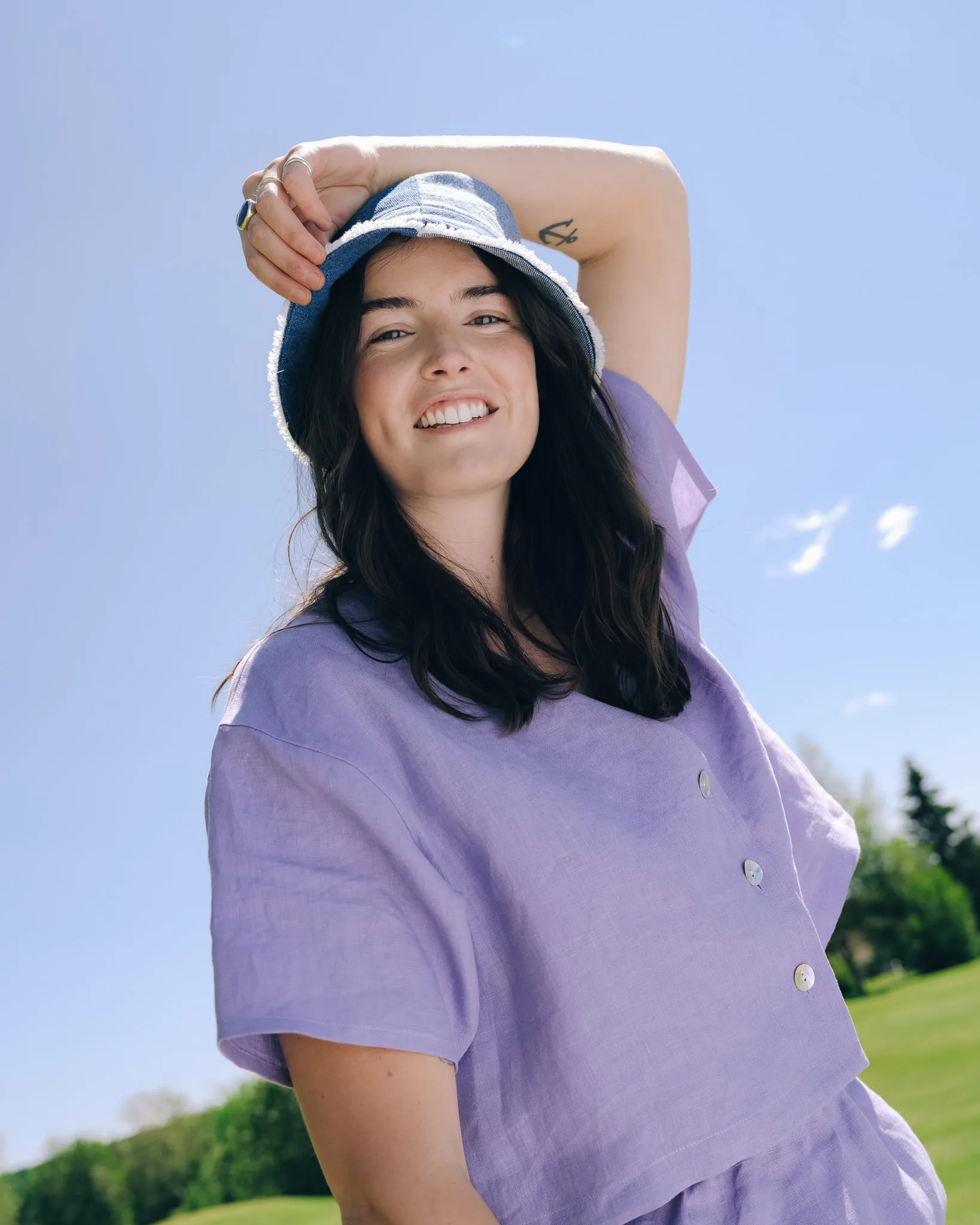 LIVERPOOL lilac blouse sold by Odeyalo product image thumbnail 2