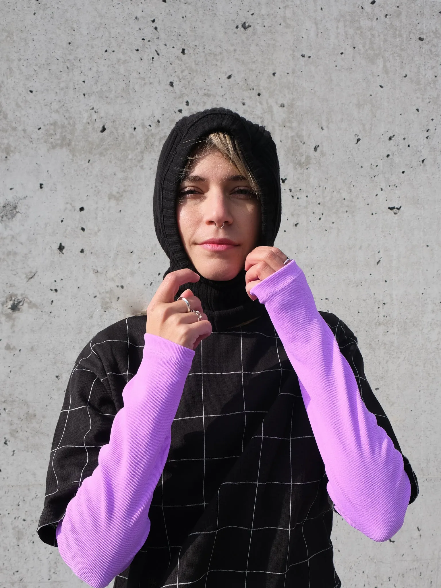 LUPITA black balaclava sold by Odeyalo