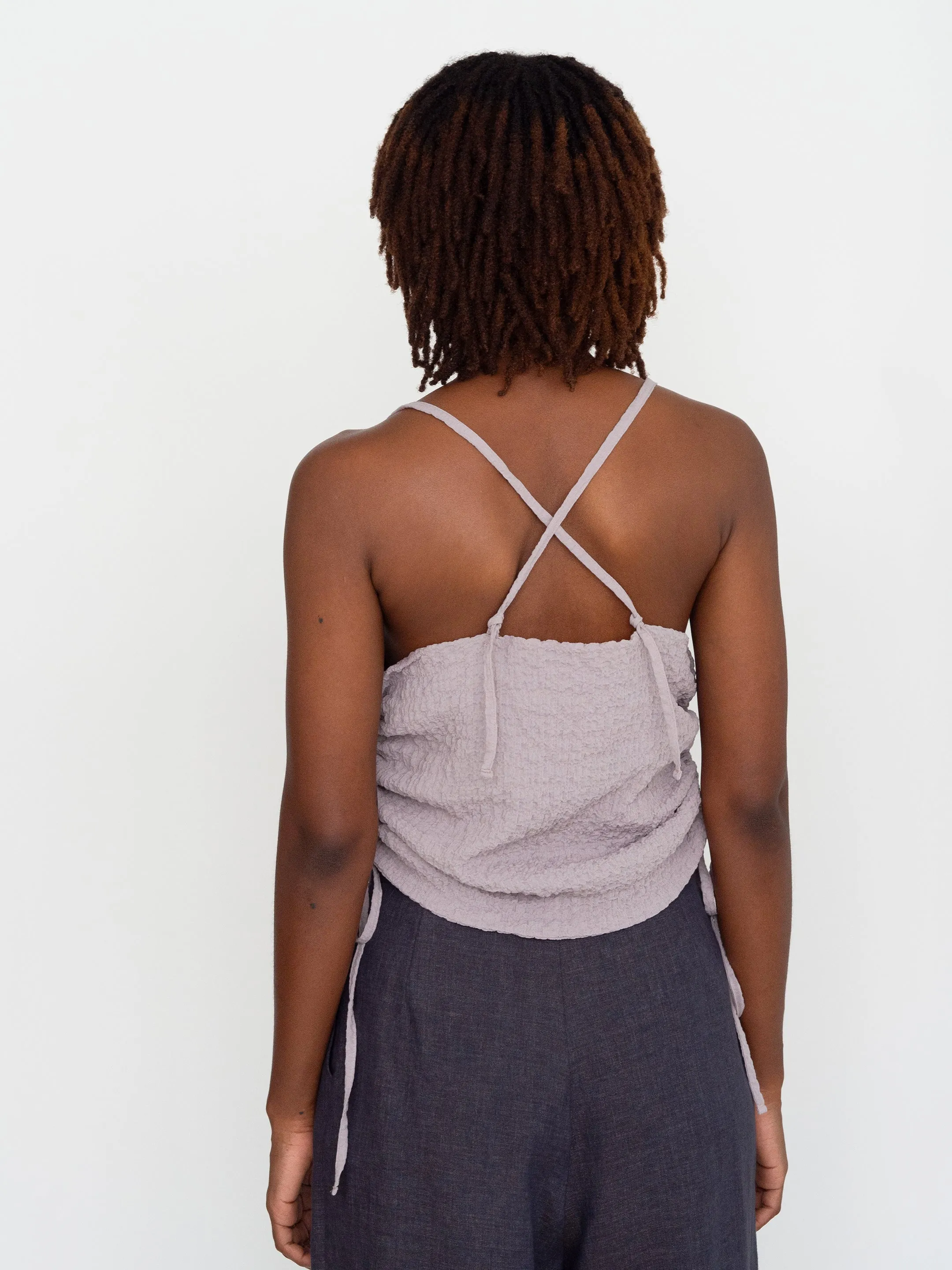 MADELEINE dusty lilac top sold by Odeyalo product image thumbnail 3