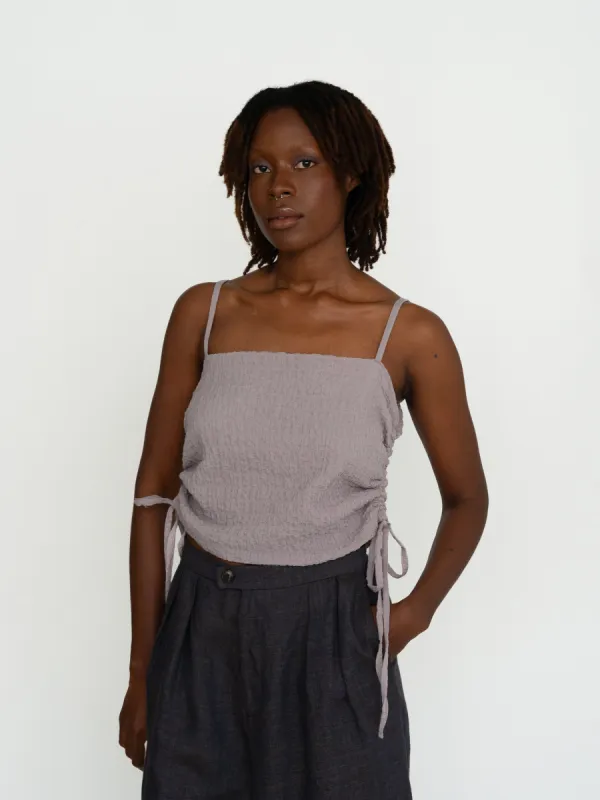 MADELEINE dusty lilac top sold by Odeyalo
