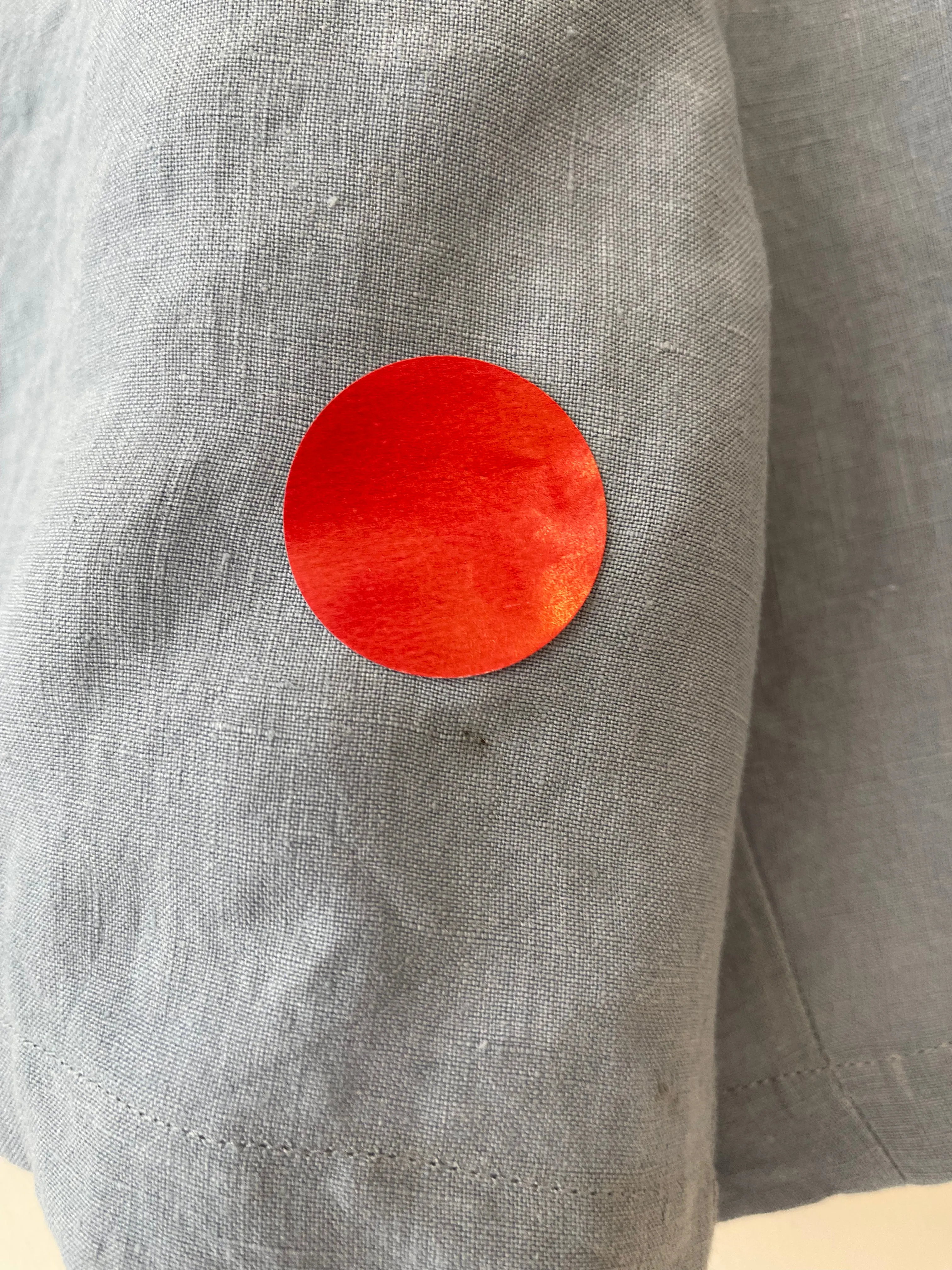 MANDY blue bermuda-M with two stains at front sold by Odeyalo product image thumbnail 4