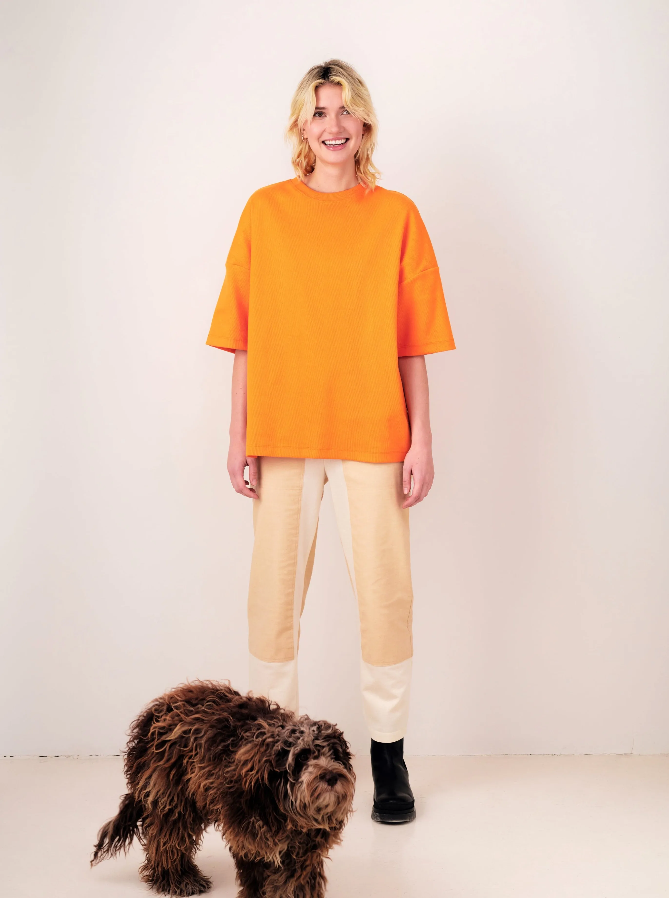 OKINI beige pant sold by Odeyalo product image thumbnail 5