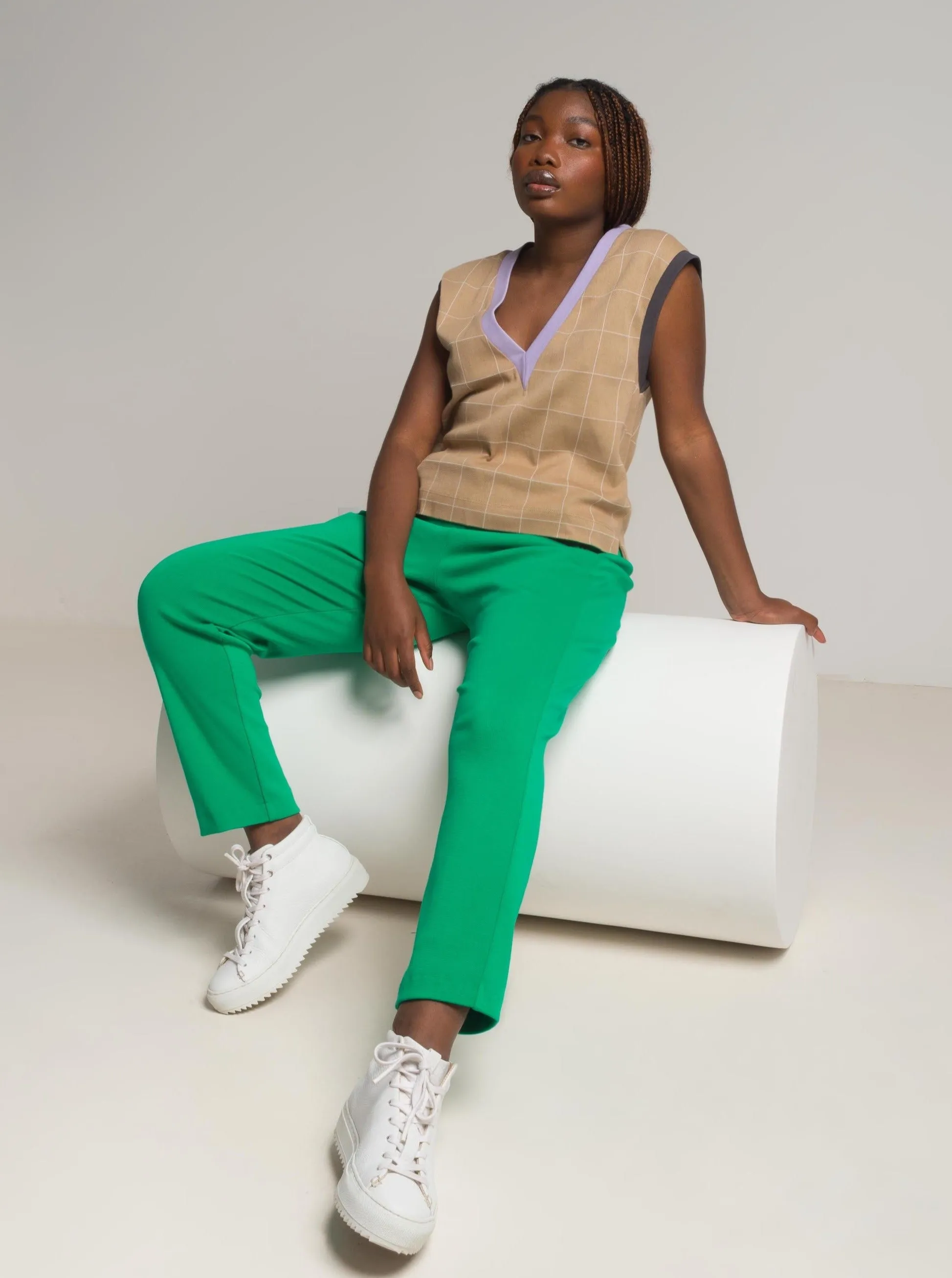 PICHAI green pant sold by Odeyalo product image thumbnail 4
