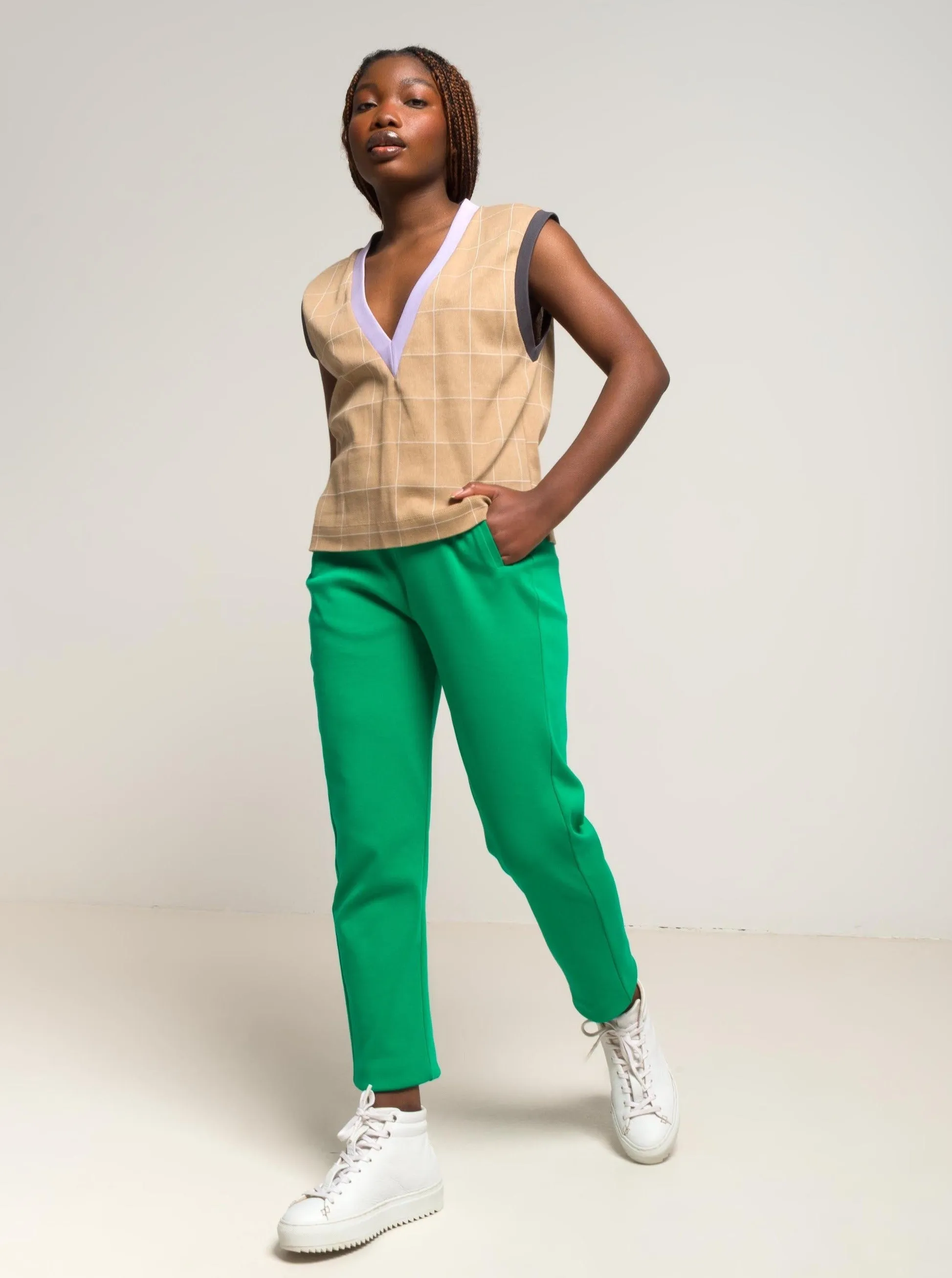 PICHAI green pant sold by Odeyalo product image thumbnail 3