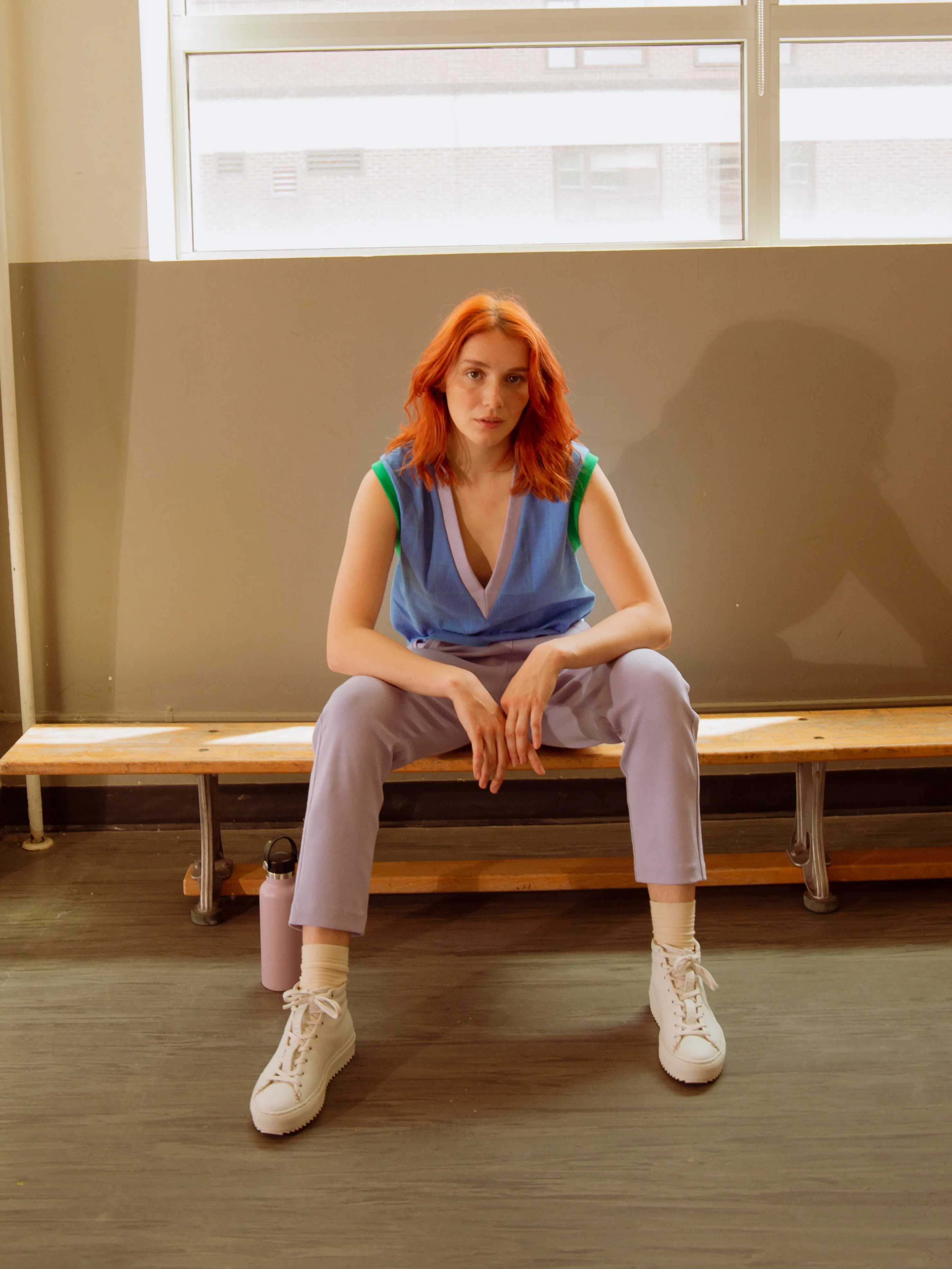 PICHAI lilac pant sold by Odeyalo product image thumbnail 4