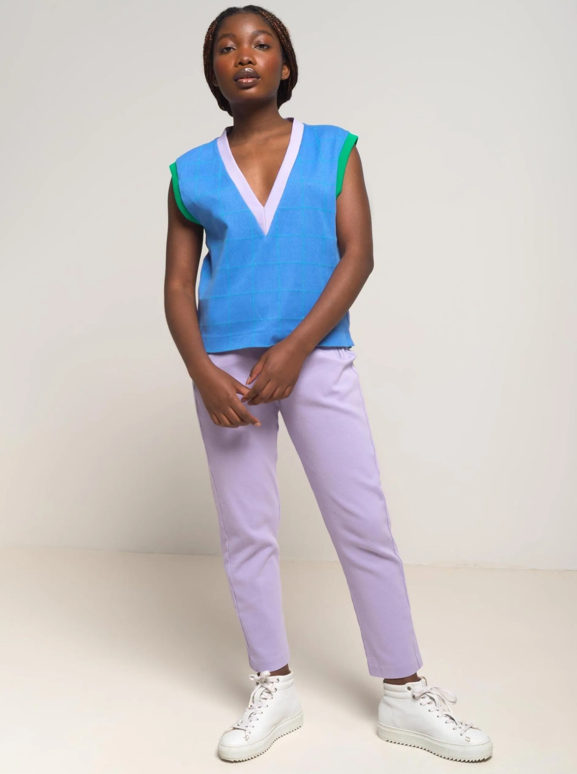 PICHAI lilac pant sold by Odeyalo