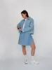 SEGRETA blue denim jacket sold by Odeyalo