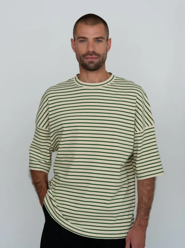 SYSTEME green & cream sold by Odeyalo