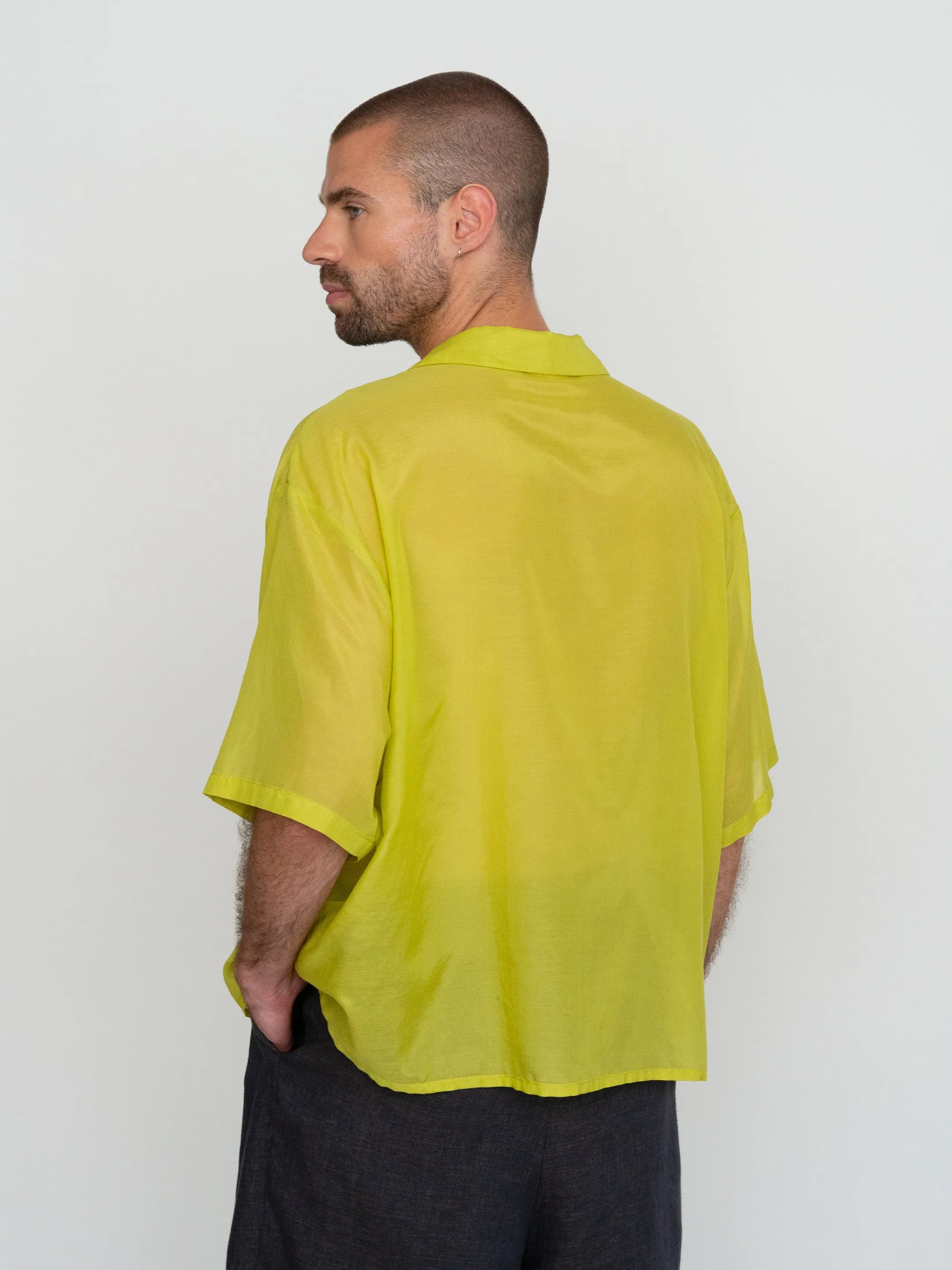 TACHIDO lime blouse sold by Odeyalo product image thumbnail 4