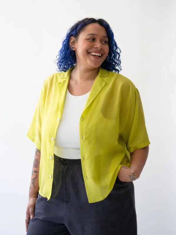 TACHIDO lime blouse sold by Odeyalo