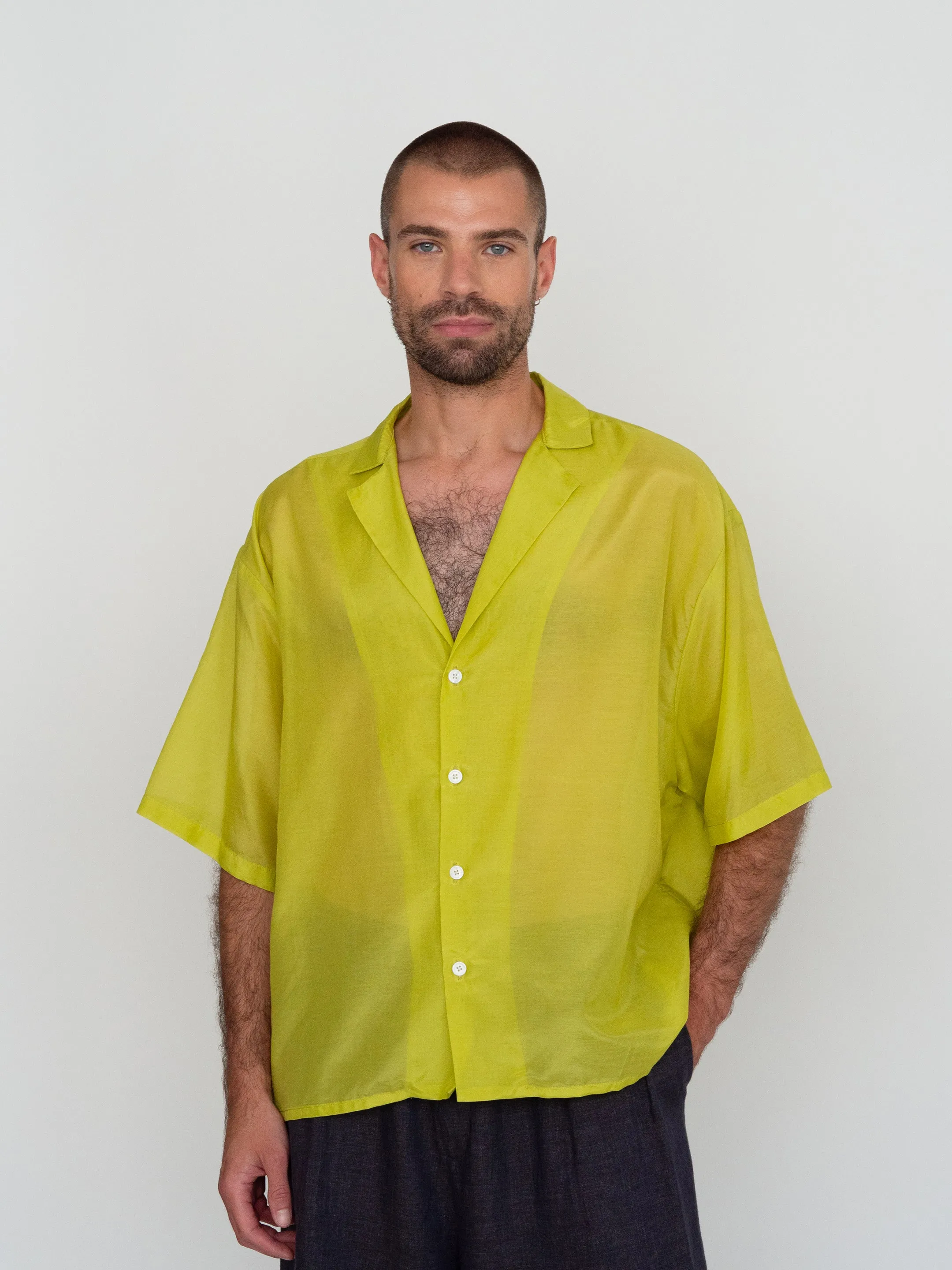 TACHIDO lime blouse sold by Odeyalo product image thumbnail 3