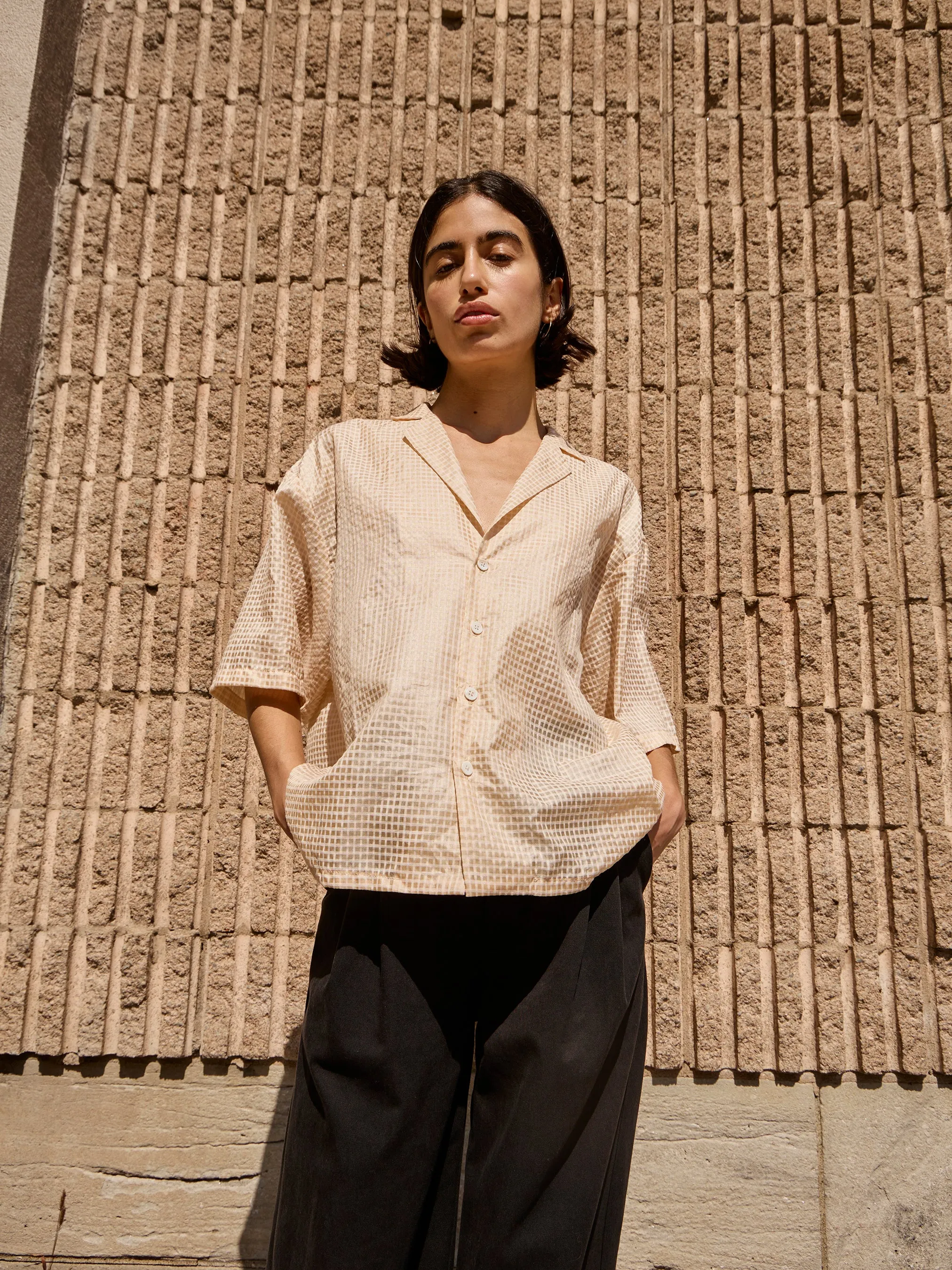 TACHIDO plaid blouse sold by Odeyalo product image thumbnail 2