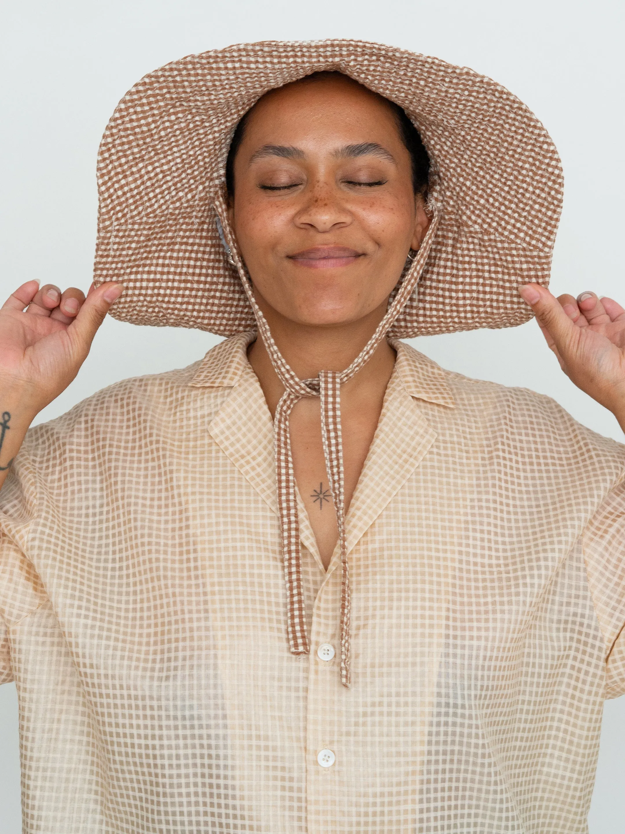 TACHIDO plaid blouse sold by Odeyalo product image thumbnail 5