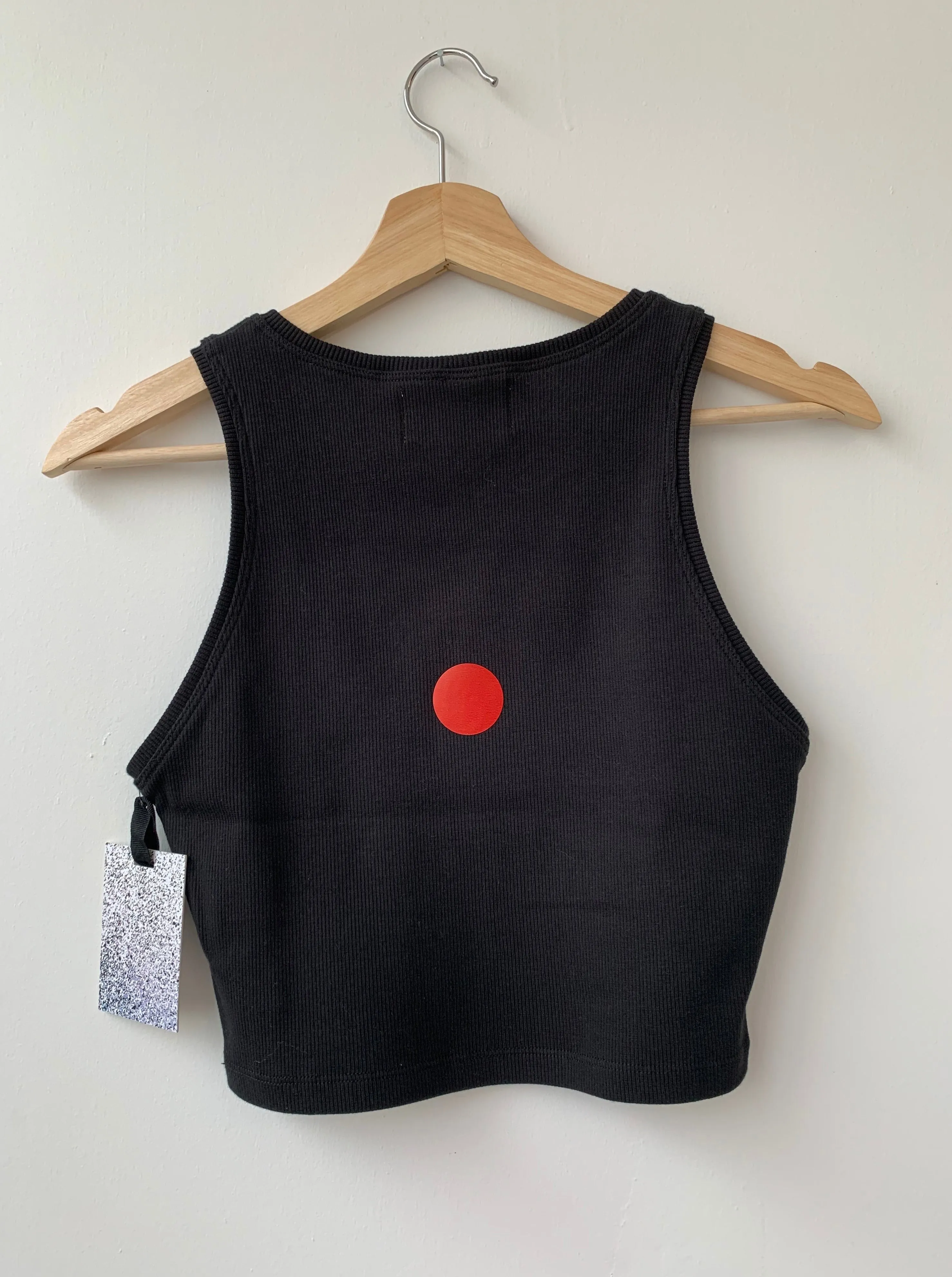 TINCSET black bodycon top-XS reverse fabric sold by Odeyalo product image thumbnail 4