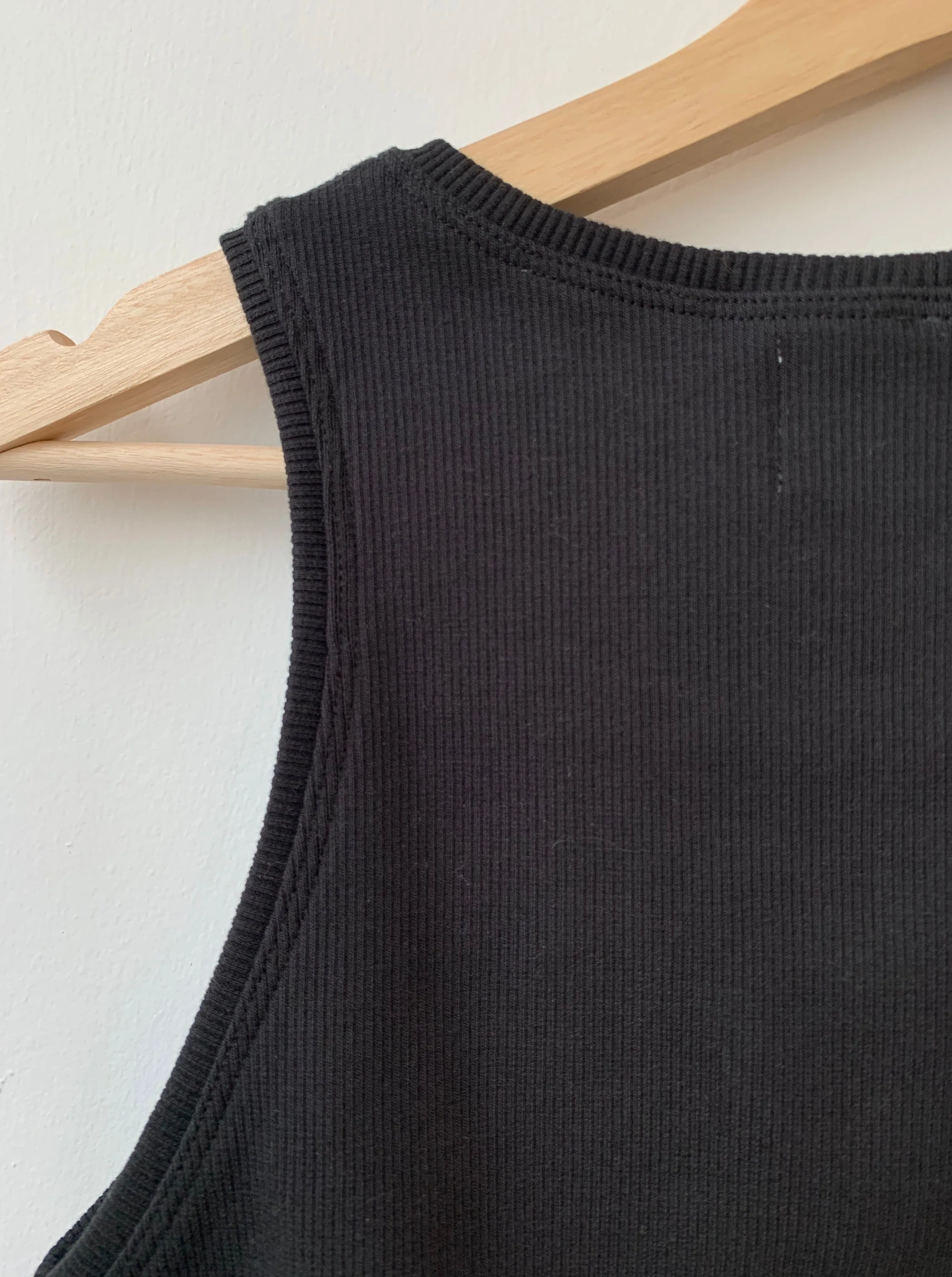 TINCSET black bodycon top-XS reverse fabric sold by Odeyalo product image thumbnail 3