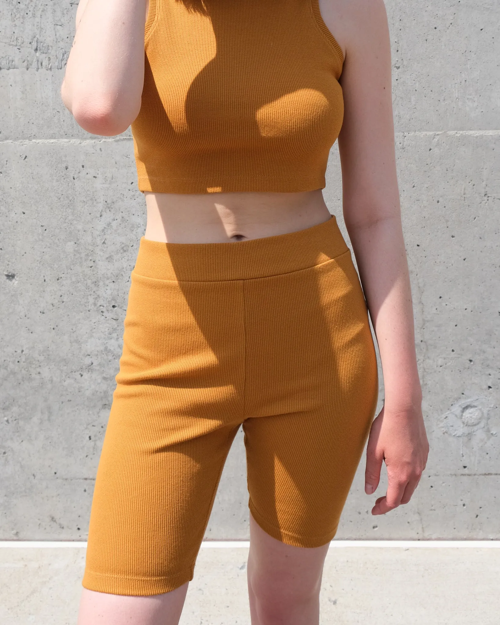 TUCK cumin biker short sold by Odeyalo product image thumbnail 2