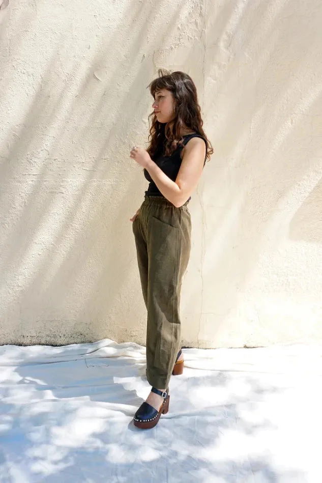 URSA MINOR - Flor Arca pants olive sold by Odeyalo product image thumbnail 2
