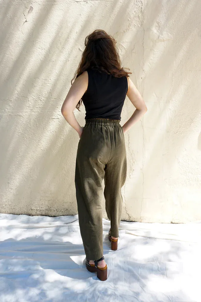 URSA MINOR - Flor Arca pants olive sold by Odeyalo product image thumbnail 3