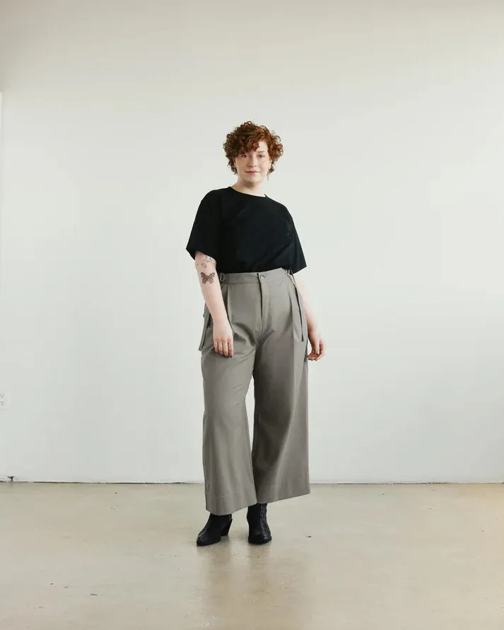 VERI - Dario Trousers Ash sold by Odeyalo