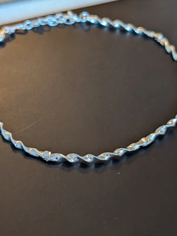 BILAK - twist - necklace - one of a kind sold by Odeyalo