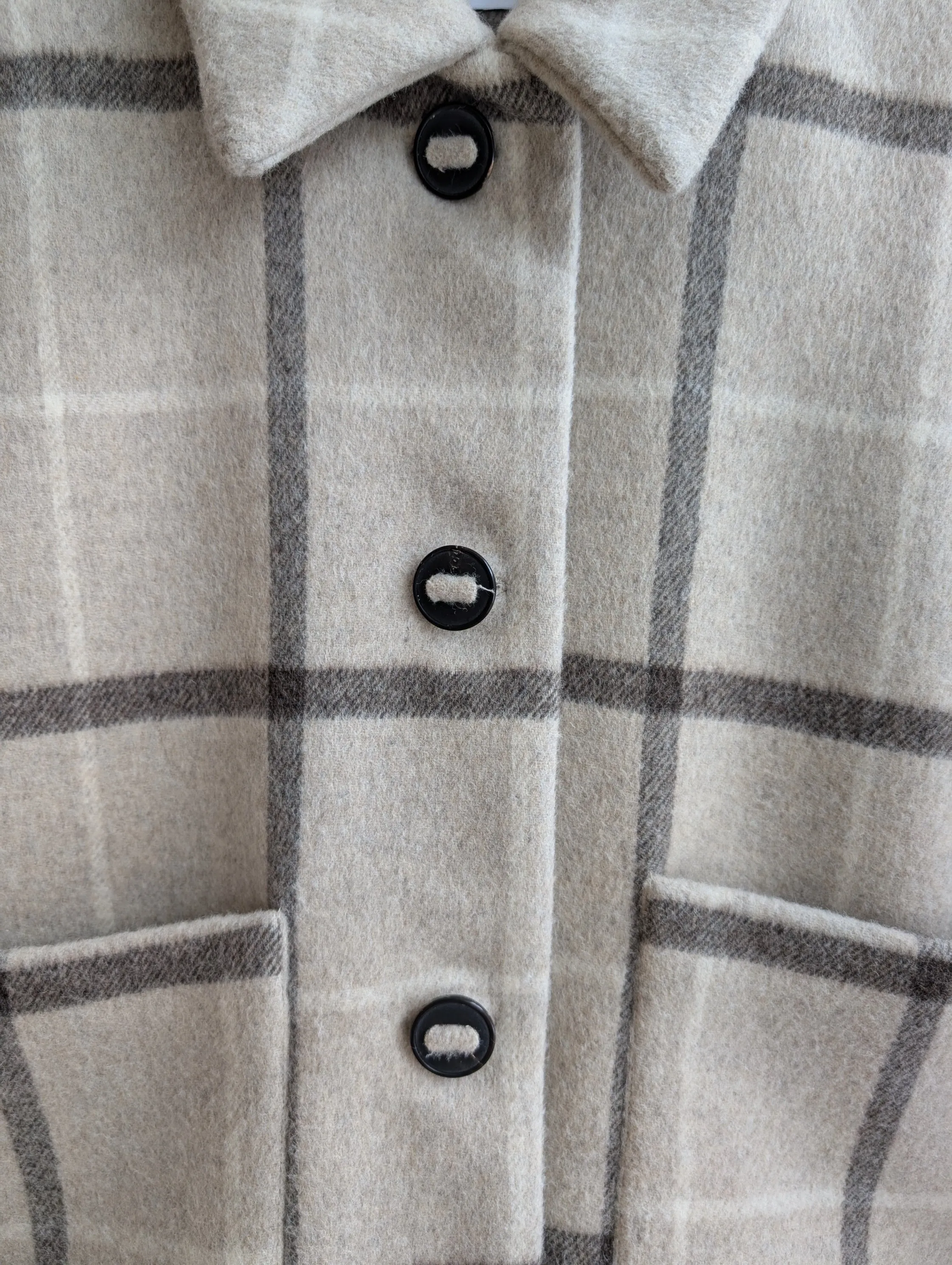 MARCONI plaid coat sold by Odeyalo product image thumbnail 4