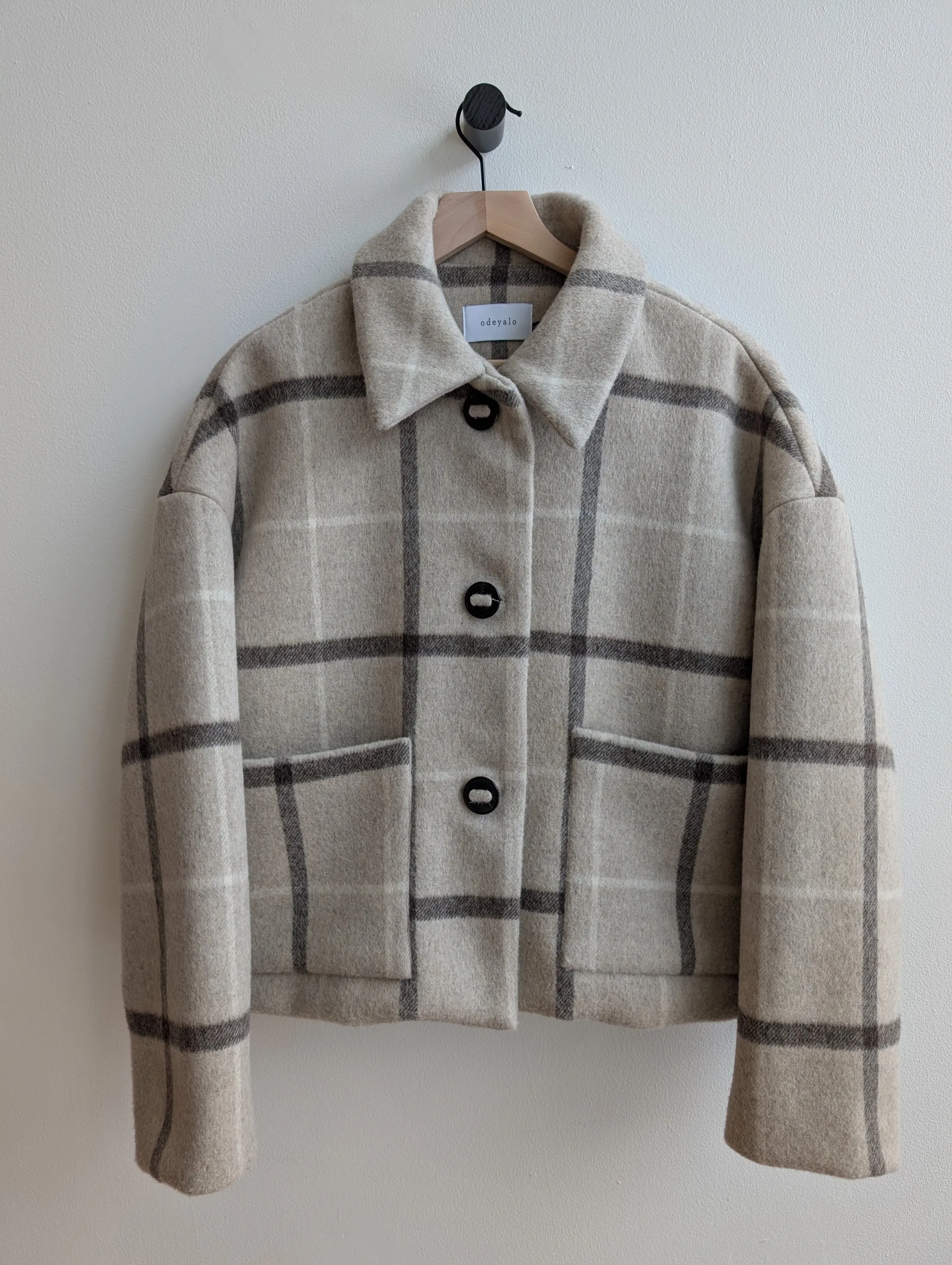 MARCONI plaid coat sold by Odeyalo
