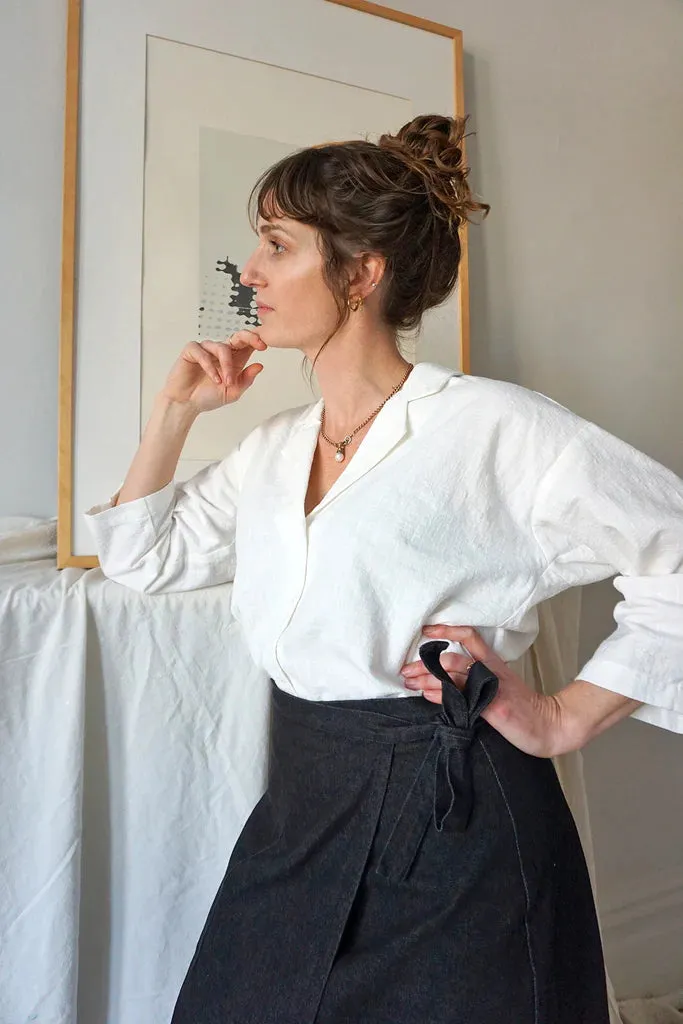 URSA MINOR - Daphne Blouse - white sold by Odeyalo