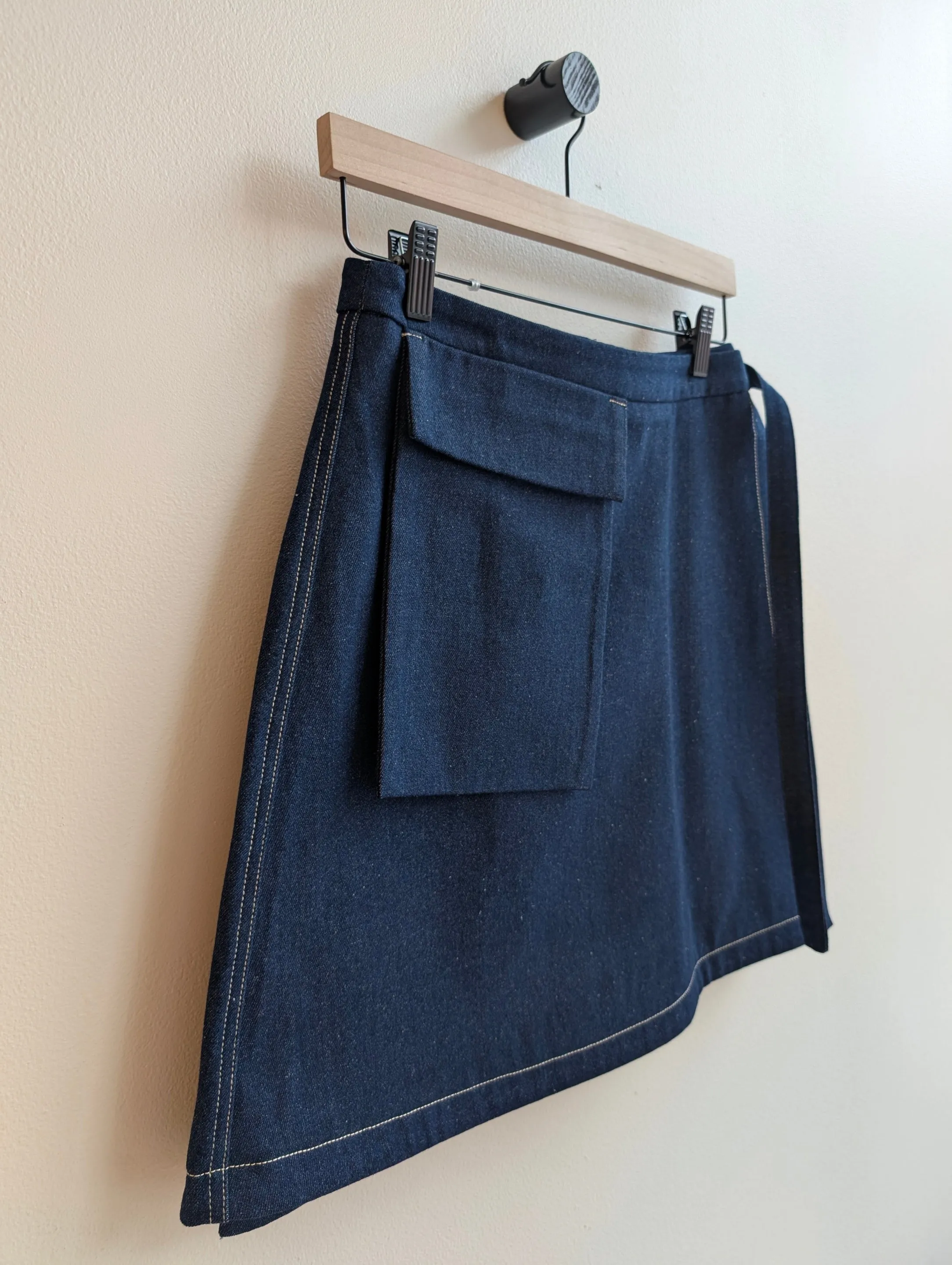 TOLEDO indigo denim skirt sold by Odeyalo product image thumbnail 2