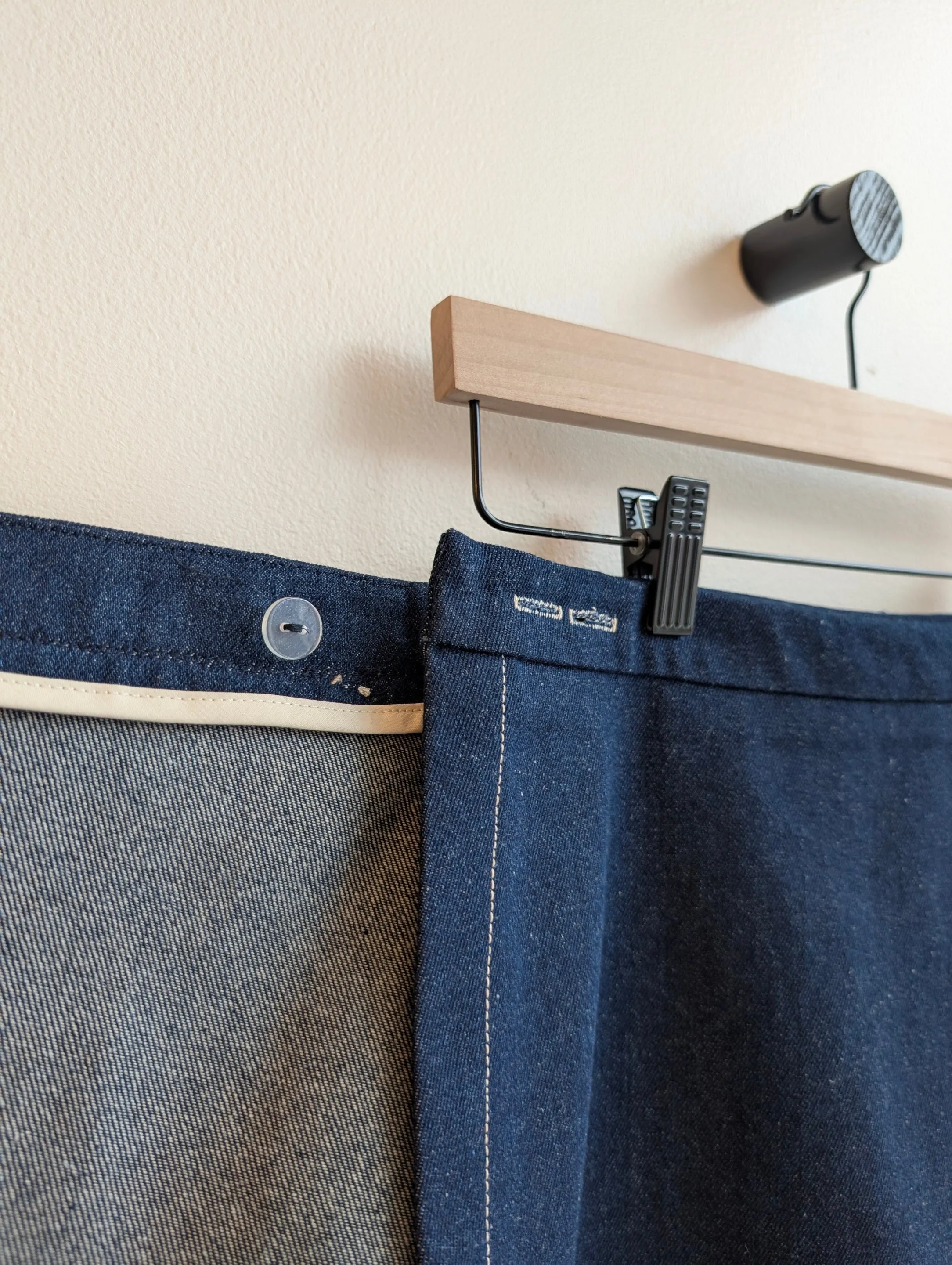 TOLEDO indigo denim skirt sold by Odeyalo product image thumbnail 4